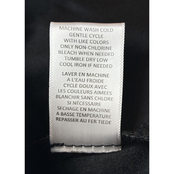 Womens Tinsel Black Faux Leather Wide Leg Dress Pants Vegan Rocker 16 Petite NWT - Picture 4 of 12